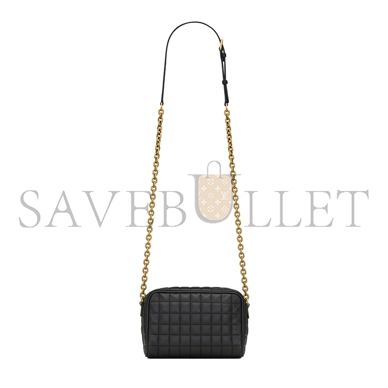 Y*L cassandre matelassÉ carrÉ camera bag in lambskin 764809aabvp1000 (19.5*14*4cm)